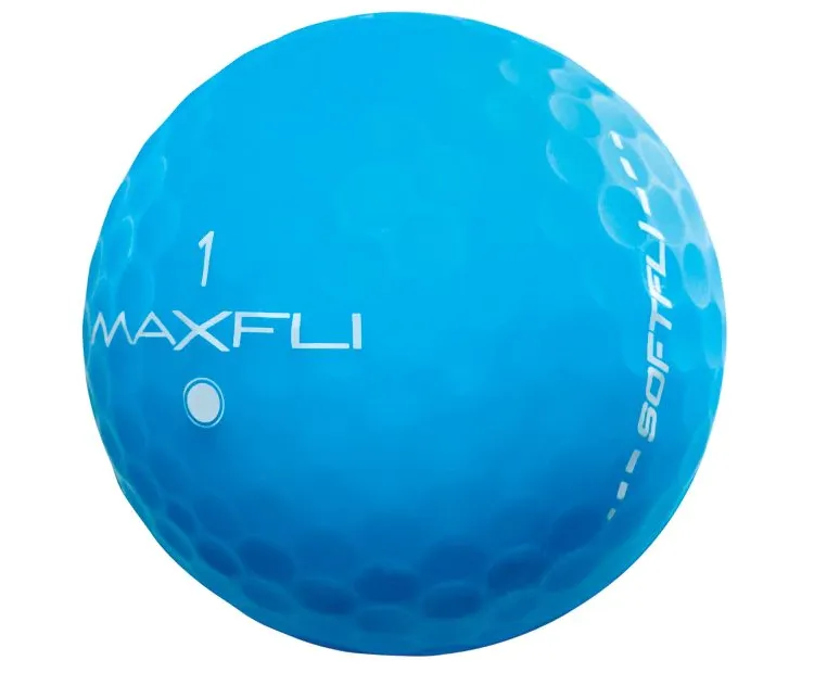 Maxfli SoftFli Matte Golf Balls - Custom Text Imprint