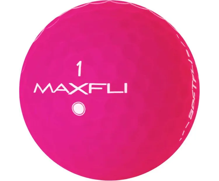 Maxfli SoftFli Matte Golf Balls - Custom Text Imprint