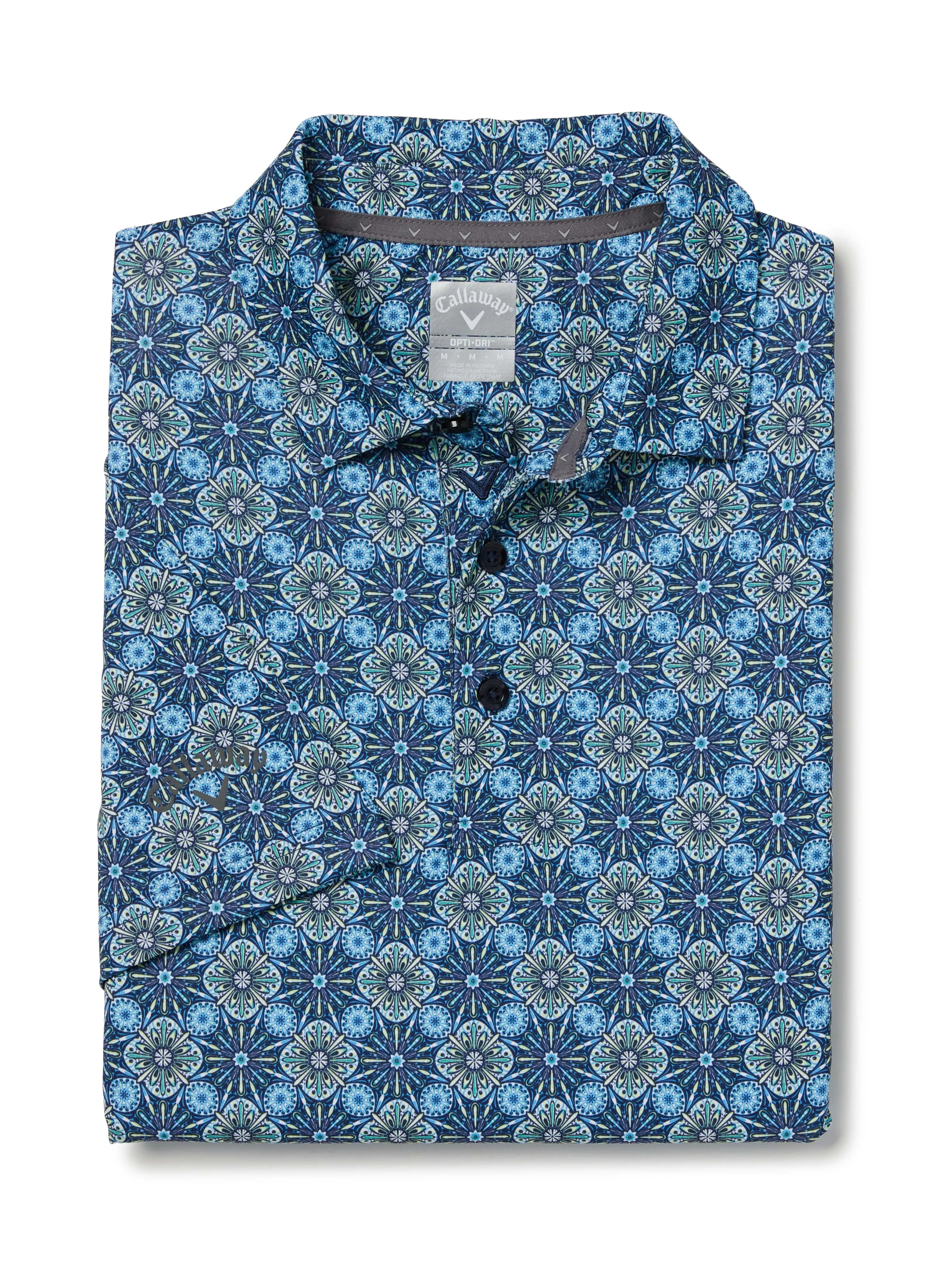 Mens Artisan Foulard Print Golf Polo