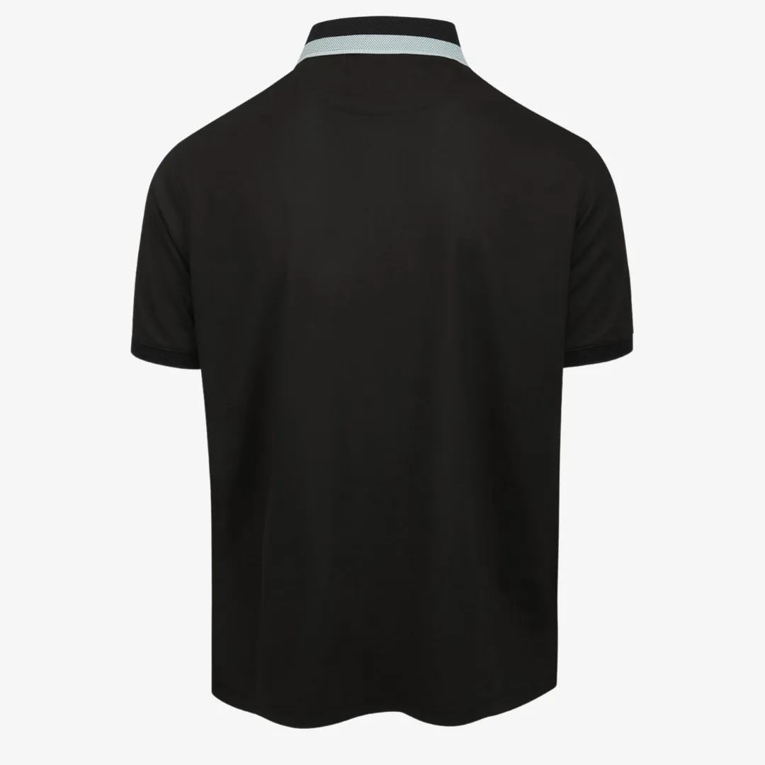 mens eastside golf follow through s/s polo (black)