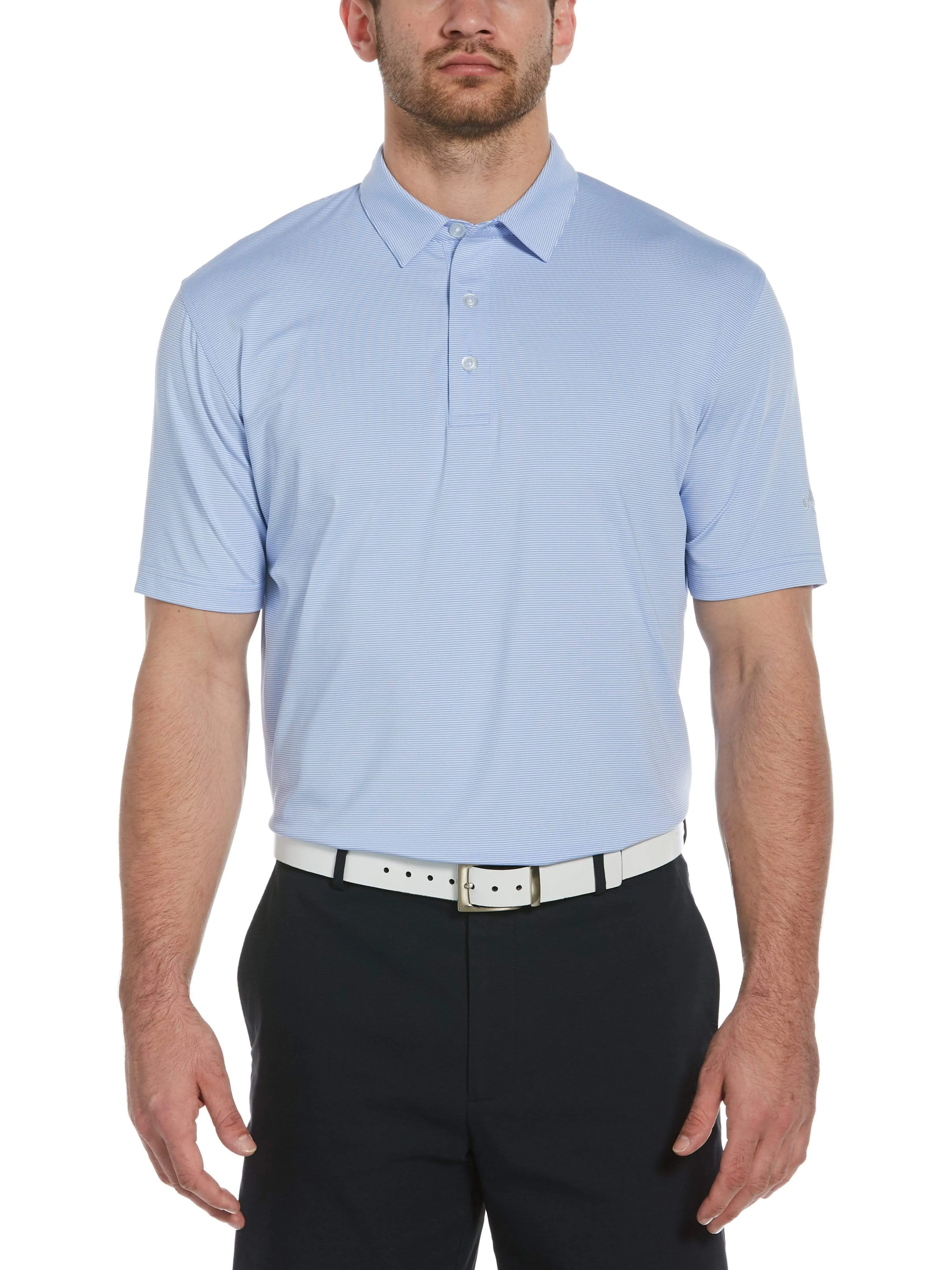 Men's Fine Line Stripe Polo