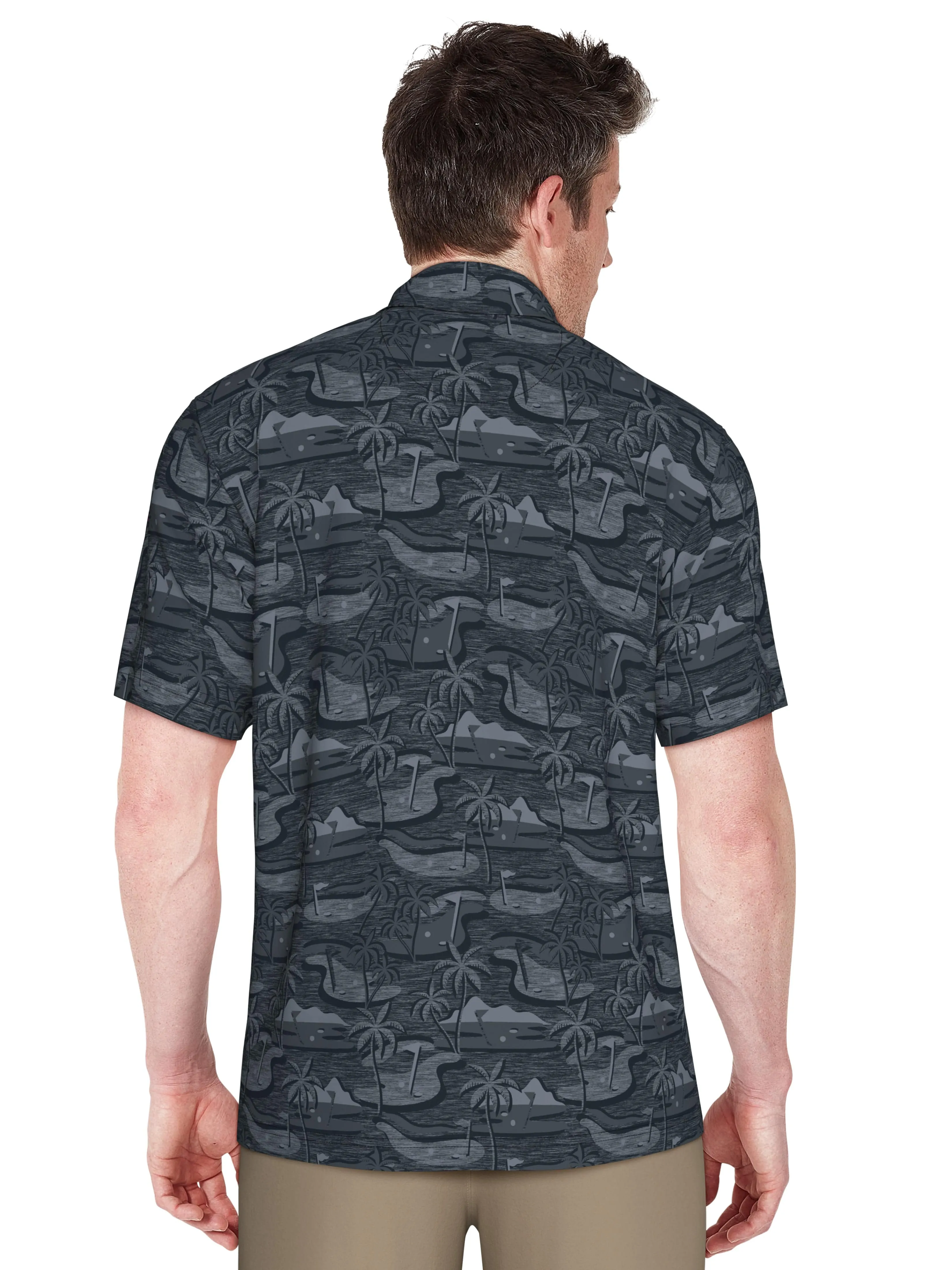 Men's Freeform Golf Print Golf Polo