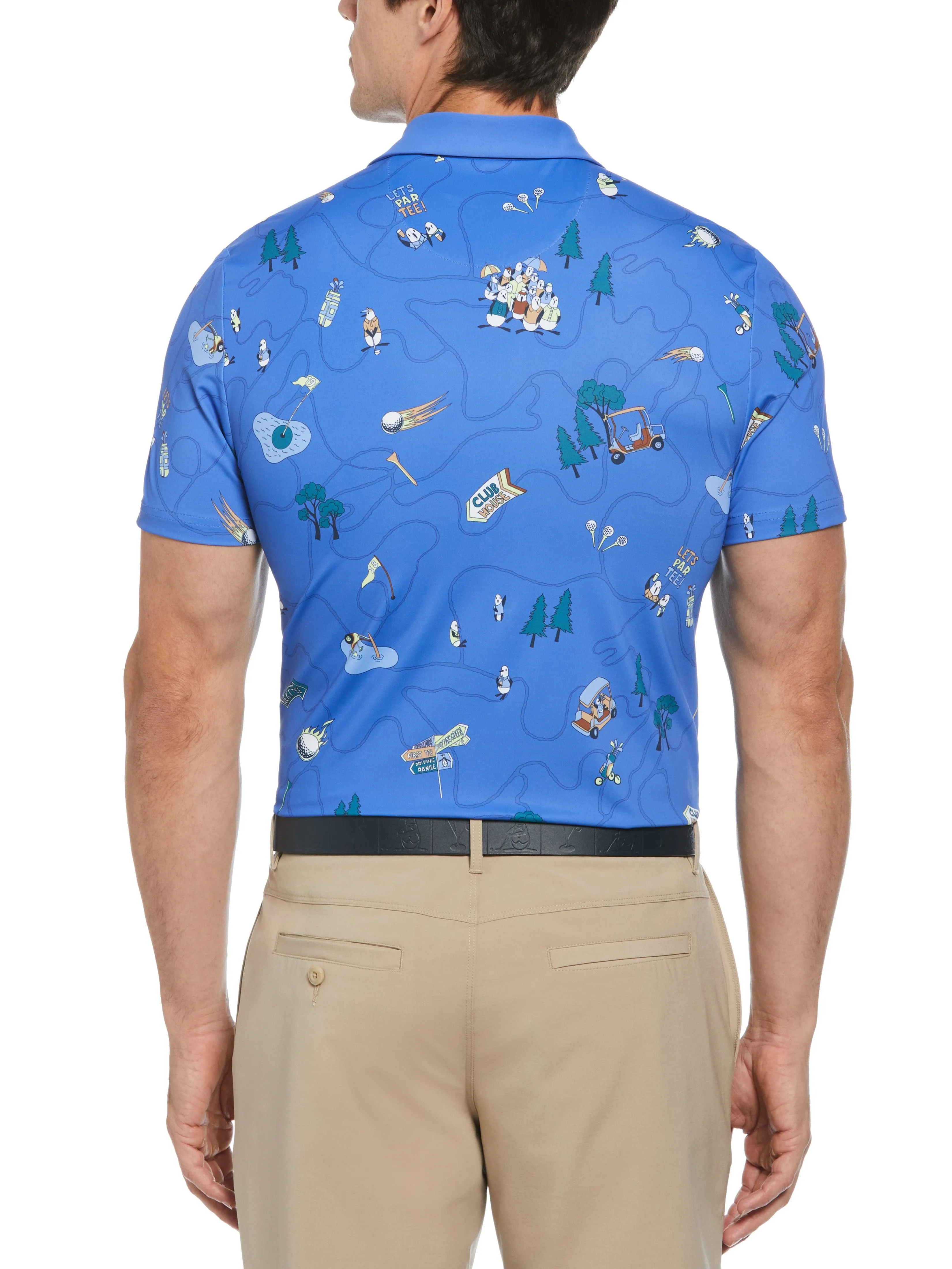 Men's Pete’s Game Print Polo