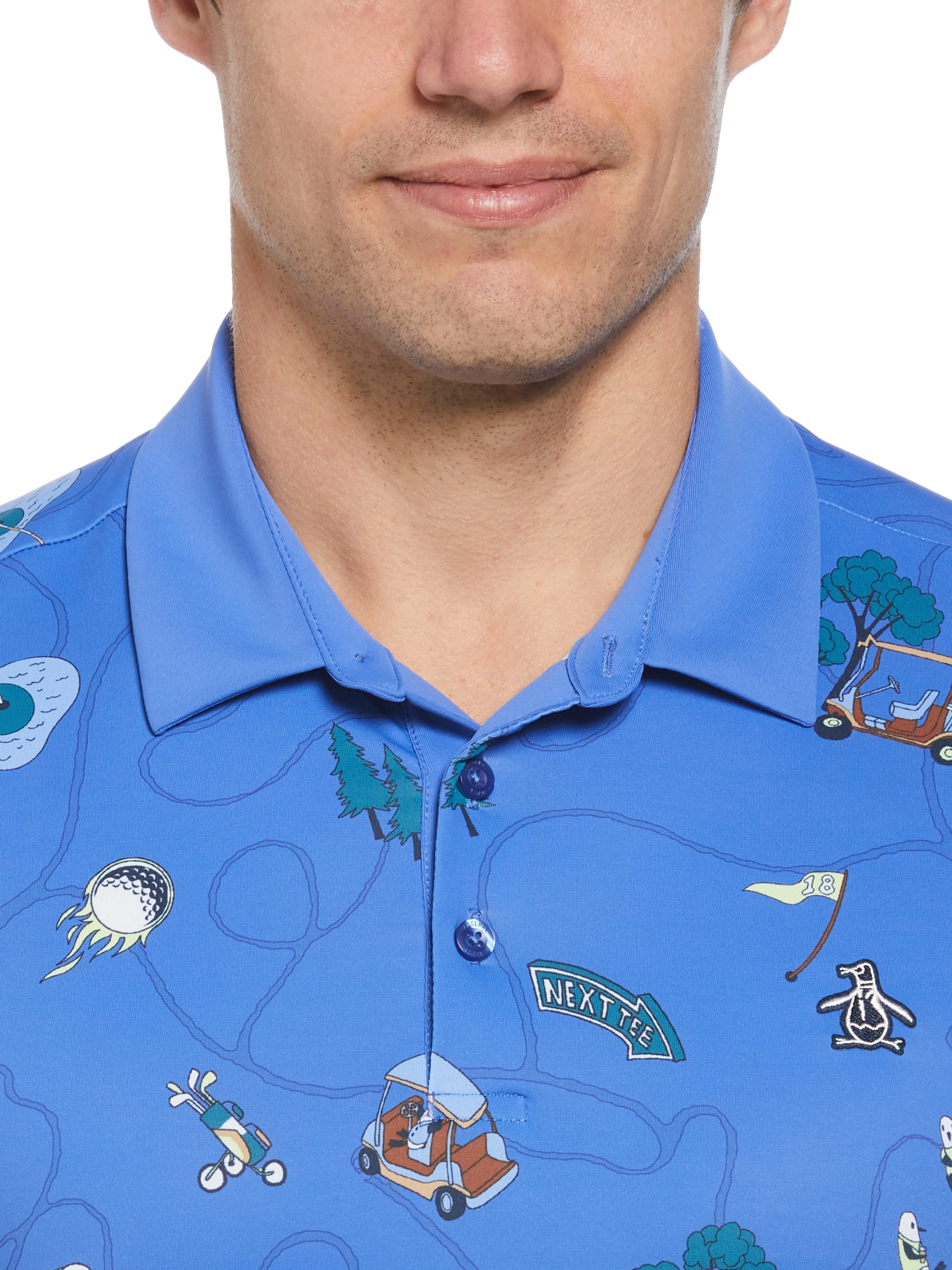 Men's Pete’s Game Print Polo