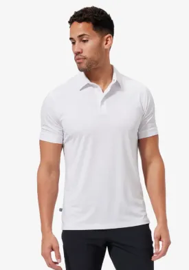 Mizzen & Main Men's Versa SS Polo - Classic Fit White