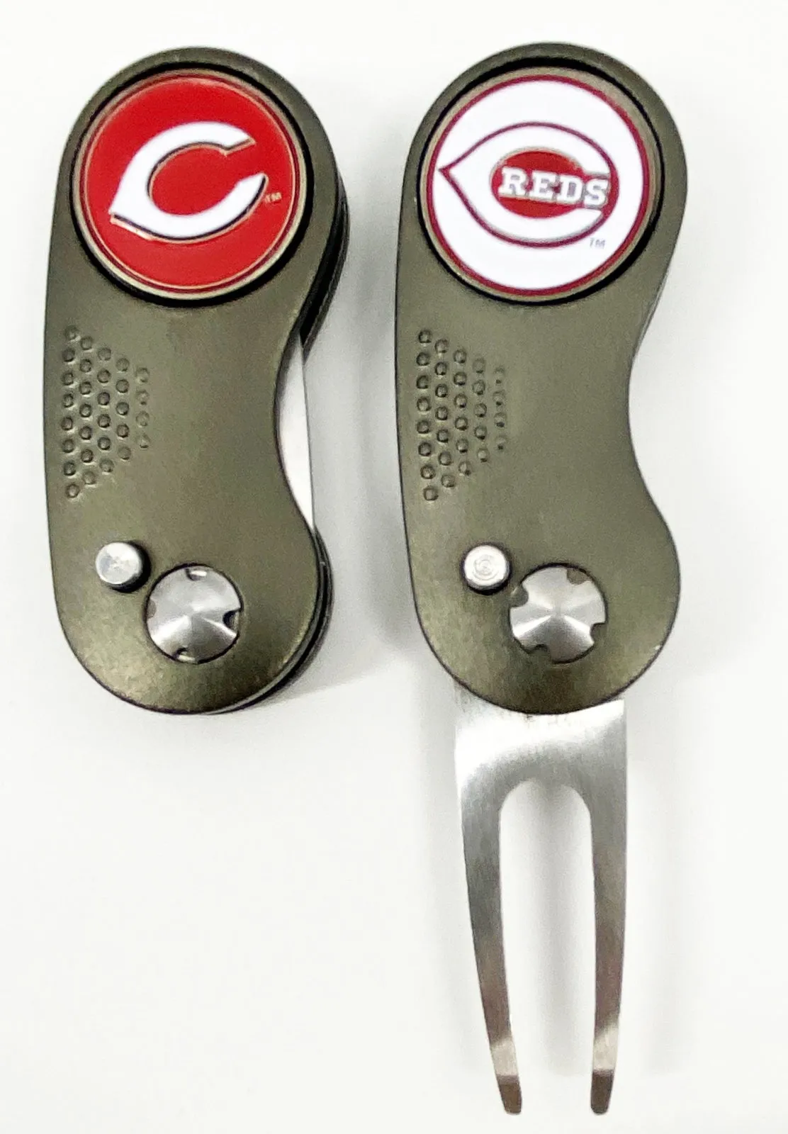 MLB 2 Prong Switchblade GOLF DIVOT REPAIR TOOL   Ballmark CHOOSE TEAM & COLOR