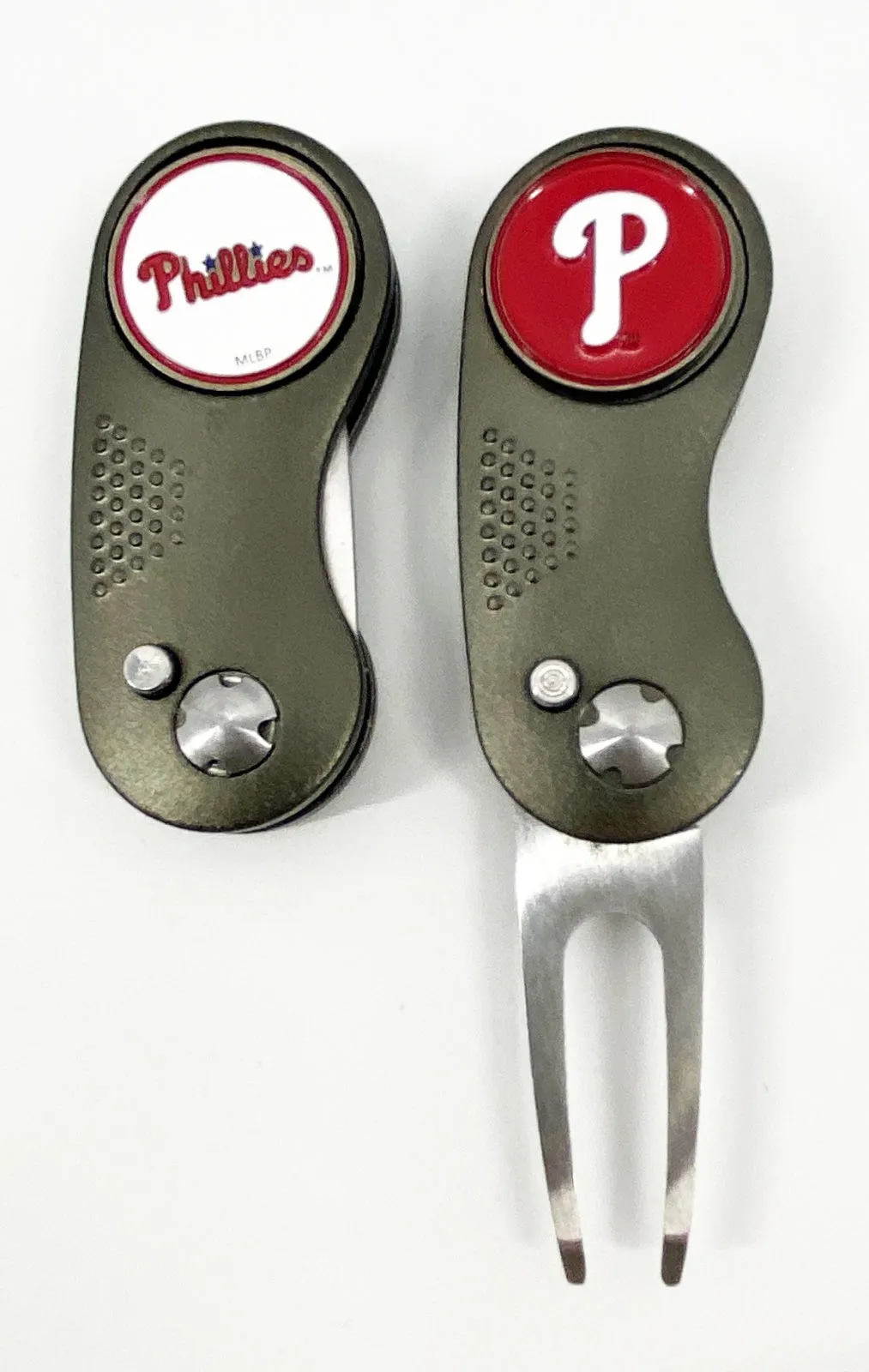 MLB 2 Prong Switchblade GOLF DIVOT REPAIR TOOL   Ballmark CHOOSE TEAM & COLOR