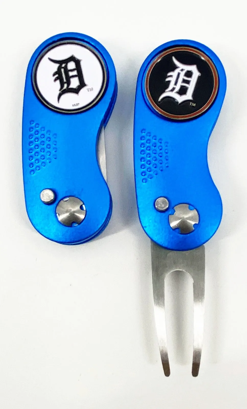 MLB 2 Prong Switchblade GOLF DIVOT REPAIR TOOL   Ballmark CHOOSE TEAM & COLOR