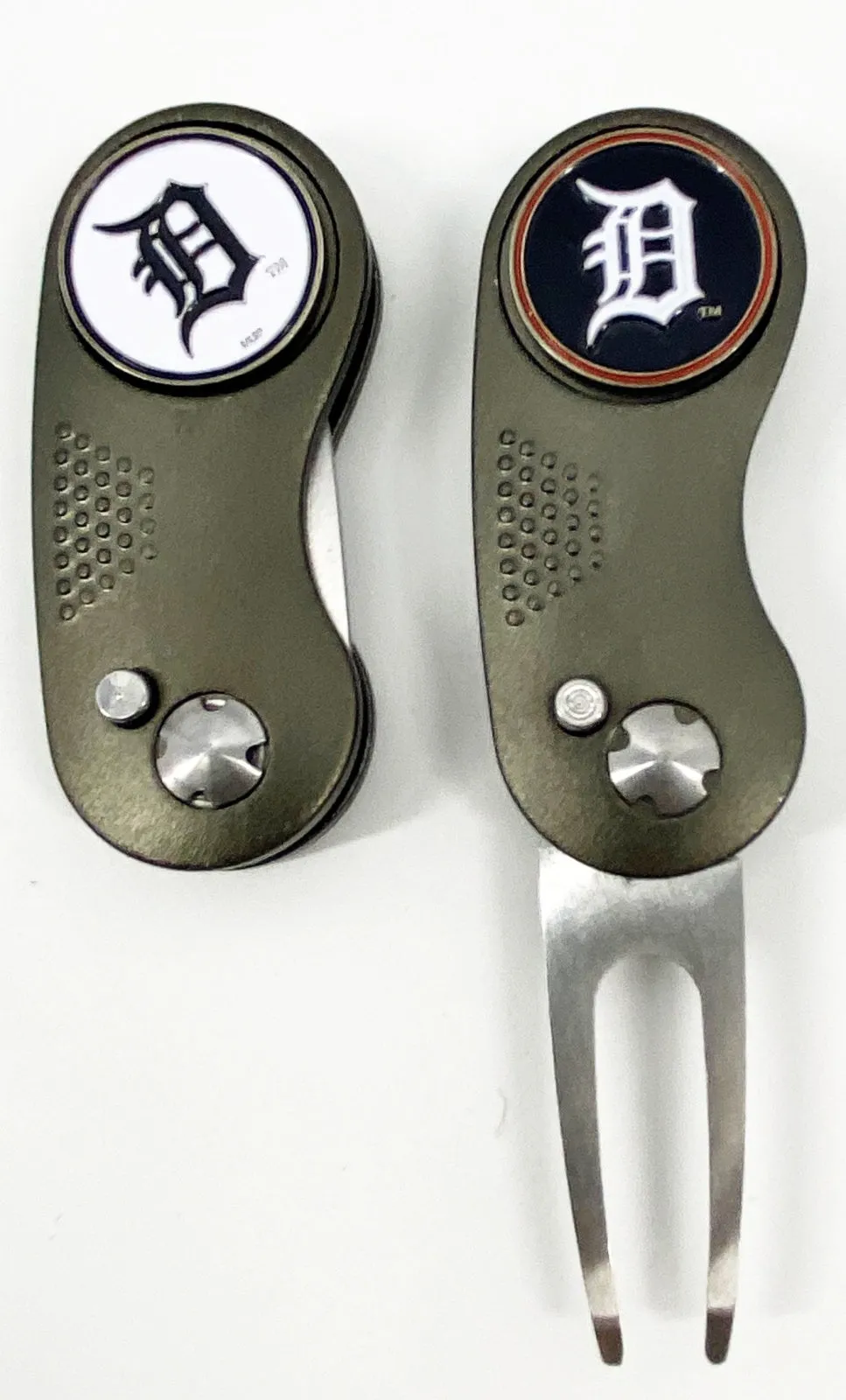 MLB 2 Prong Switchblade GOLF DIVOT REPAIR TOOL   Ballmark CHOOSE TEAM & COLOR