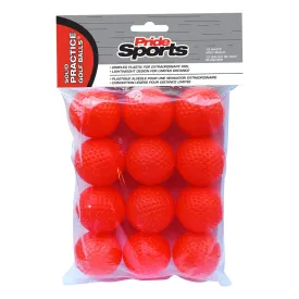 Orange Solid Practice Balls