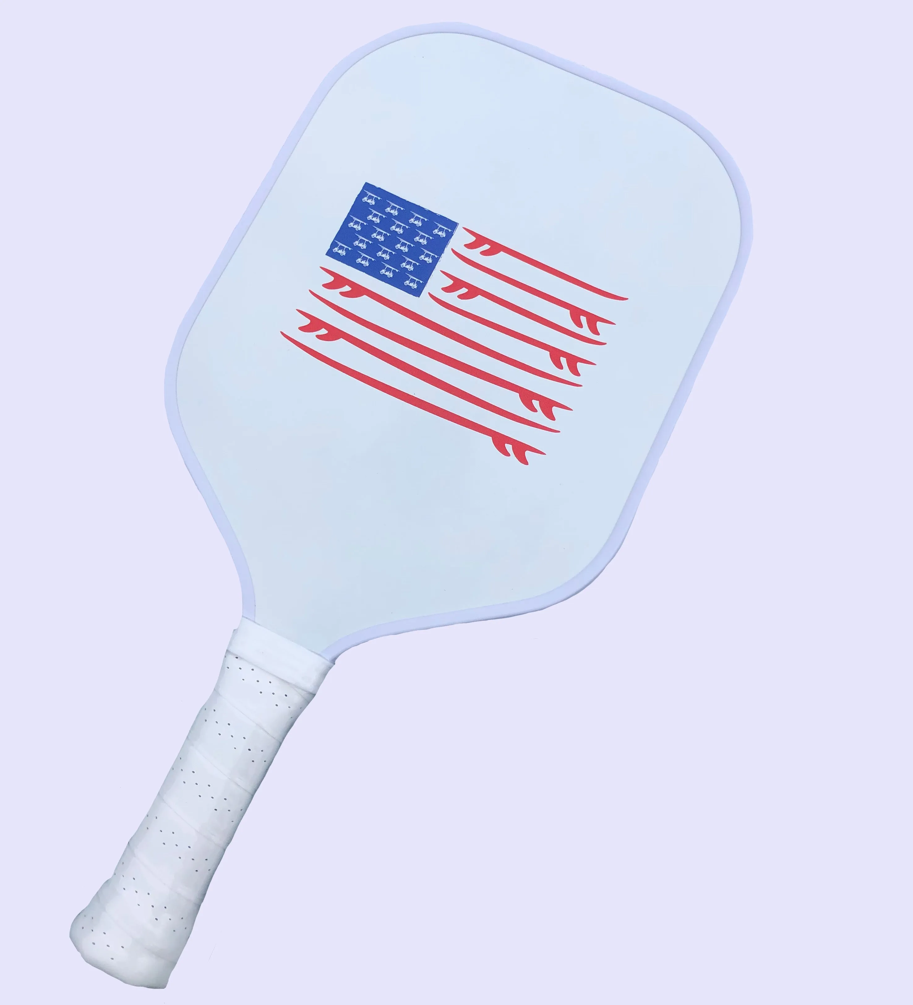 Pickleball Paddle - Surfboard USA Flag