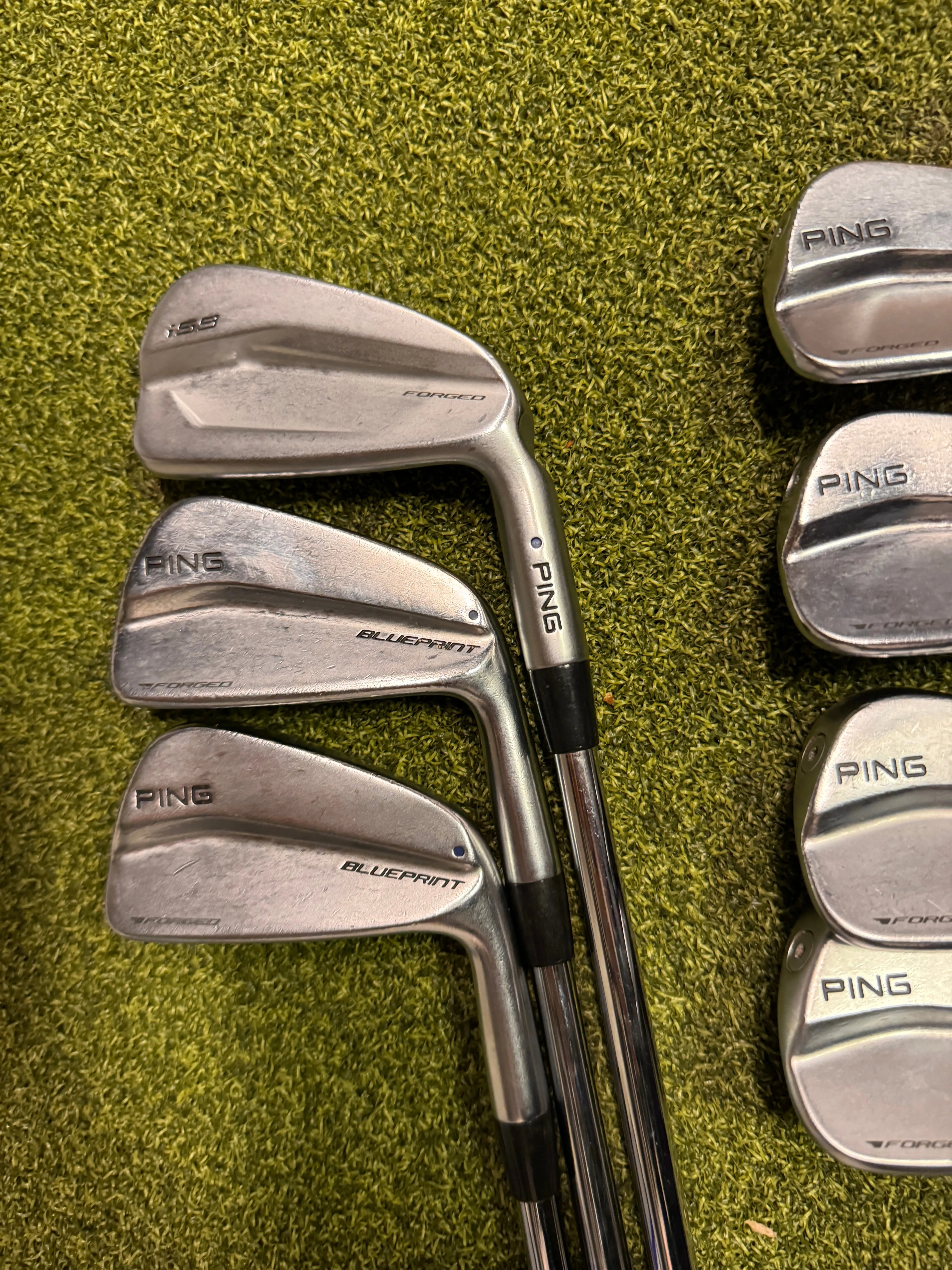 Ping i59/ Blueprint Combo Set 4-PW Iron Set, Dynamic Gold 120 Stiff Flex, RH