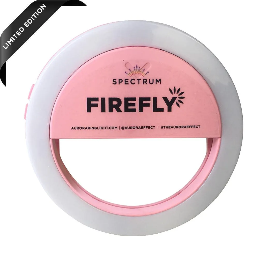 Pink Spectrum Aurora Selfie Phone Ring Light Diamond-Luxe Firefly - SERA