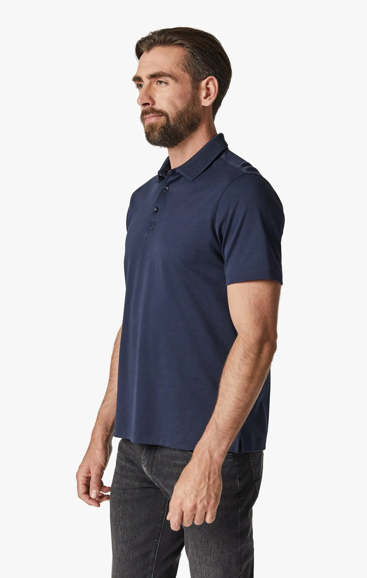 Polo T-Shirt In Navy