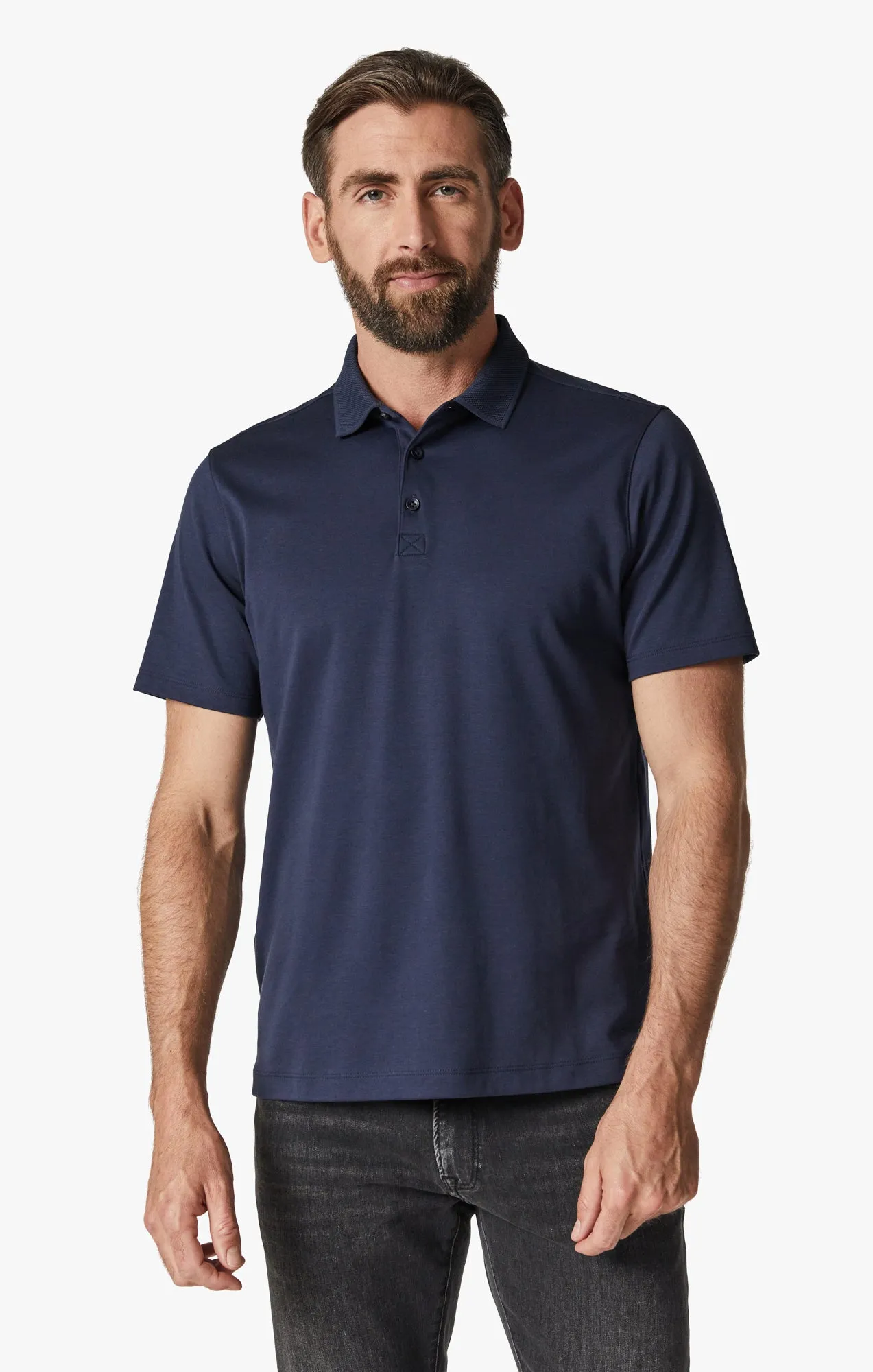 Polo T-Shirt In Navy