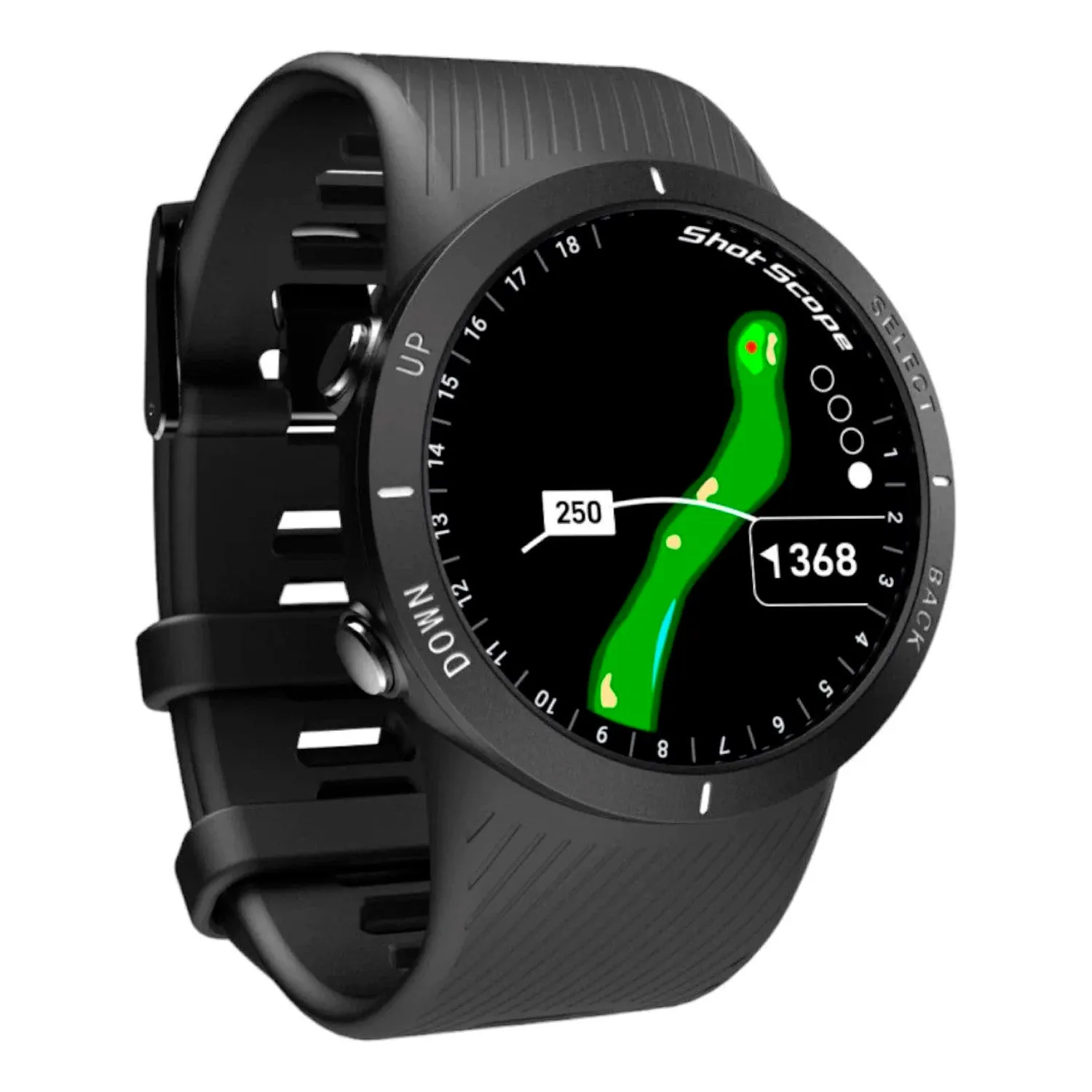 Shot Scope V5 GPS Golf Watch - Black