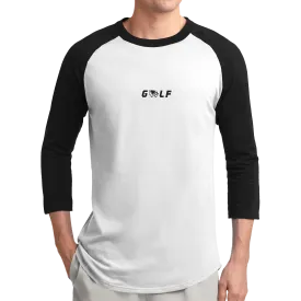 Sport-Tek Colorblock Raglan Jersey- Golf Head