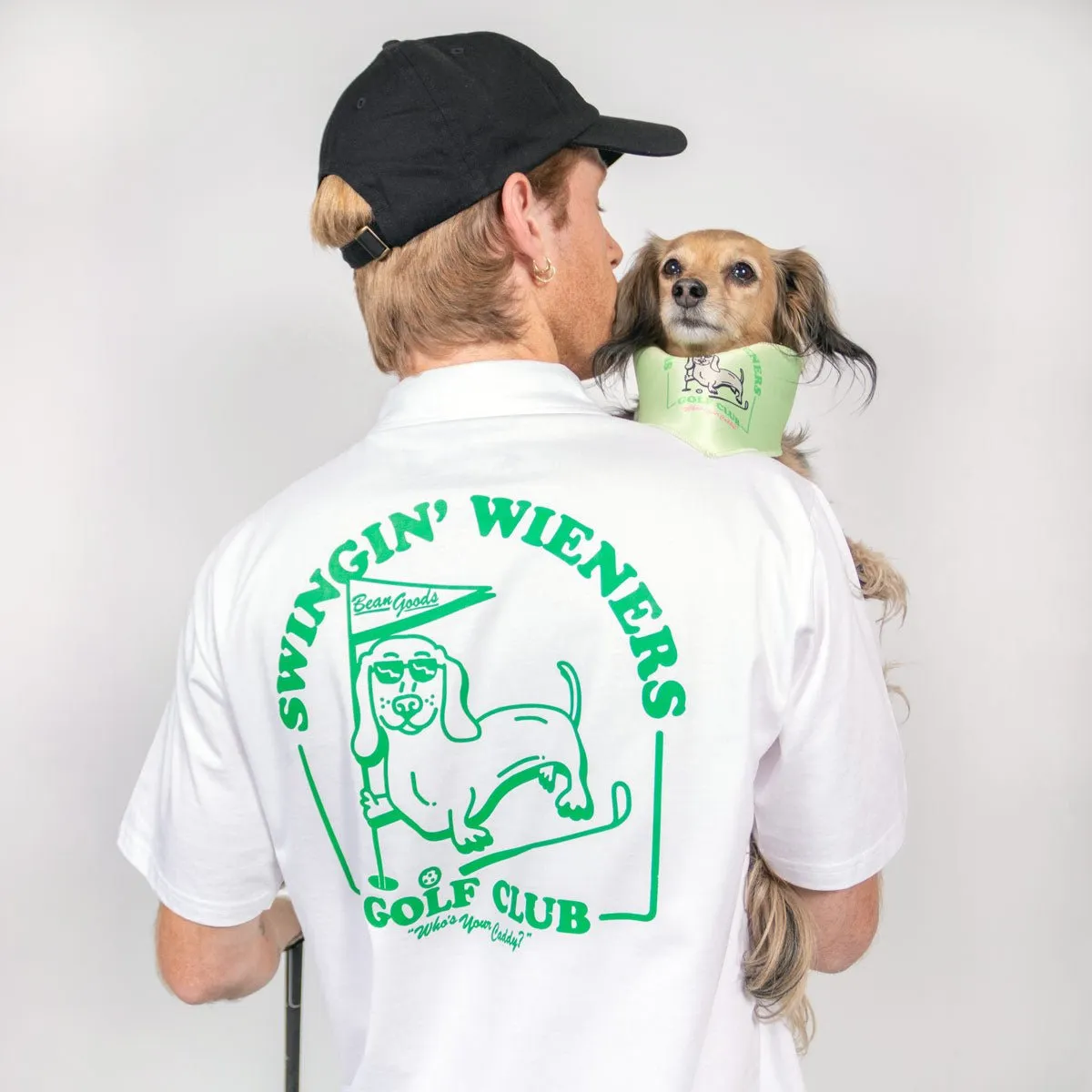 swingin' wieners golf club unisex polo