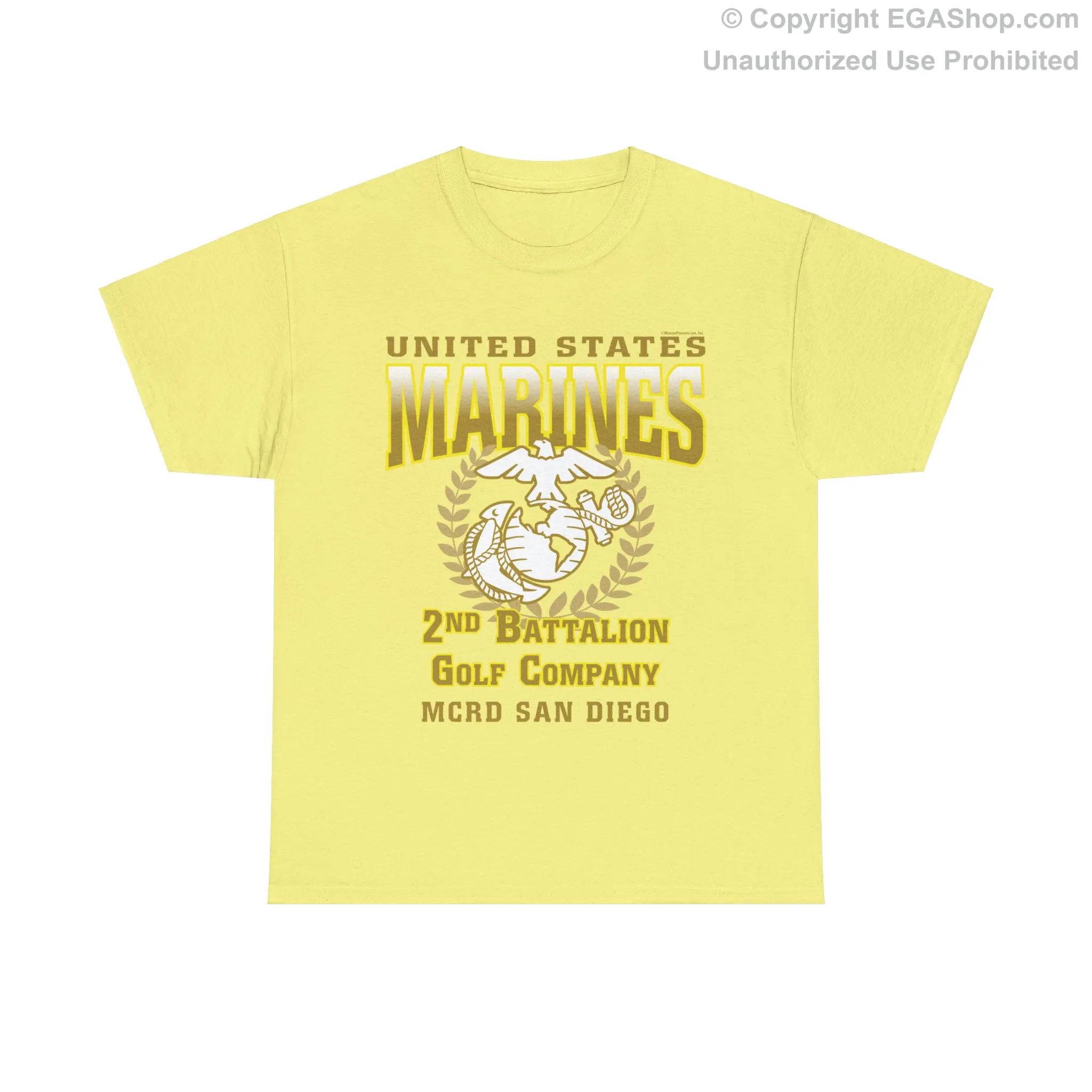 T-Shirt: Golf Co. MCRD San Diego (EGA   Back Proud Family)