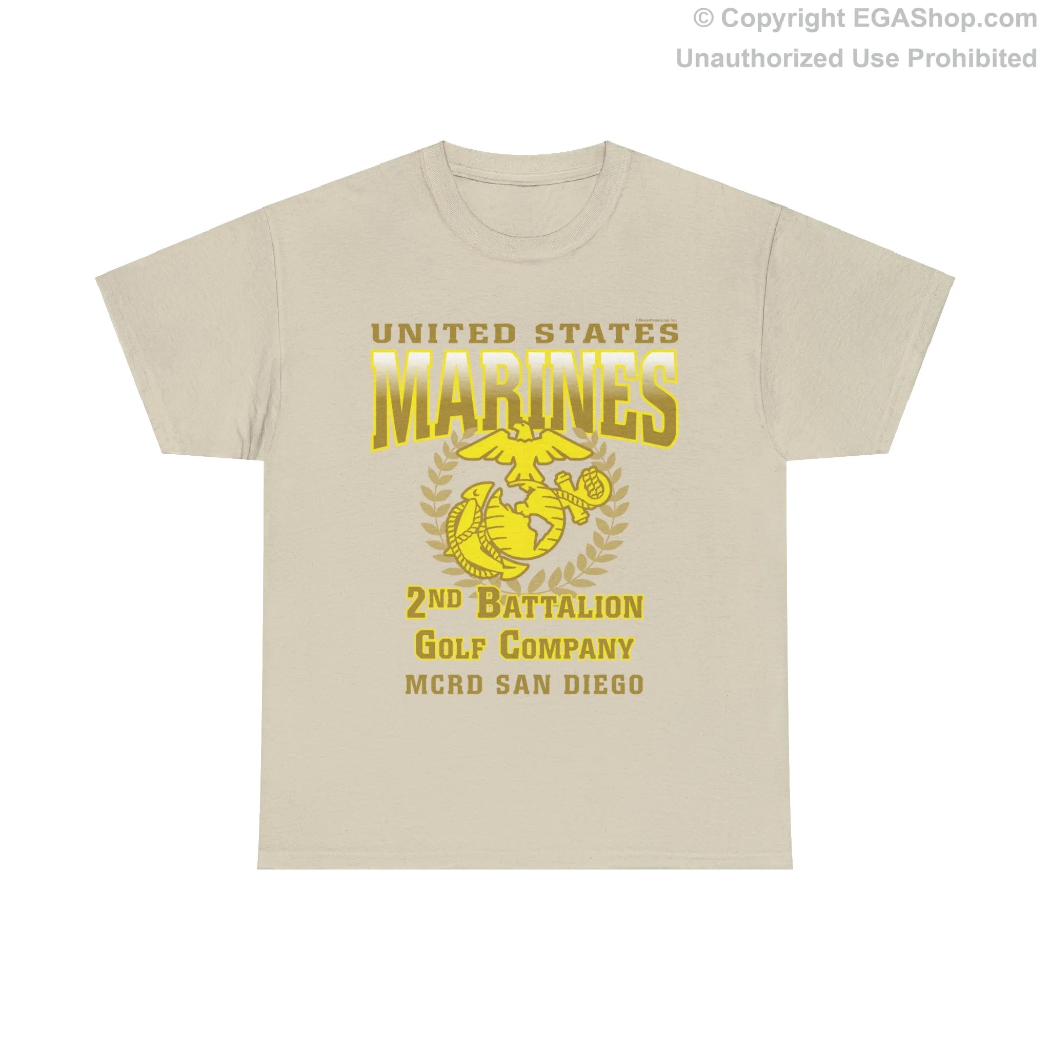 T-Shirt: Golf Co. MCRD San Diego (EGA   Back Proud Family)