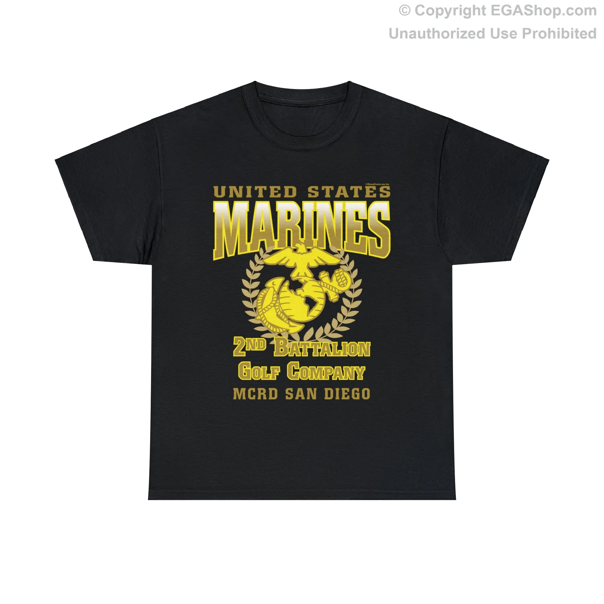 T-Shirt: Golf Co. MCRD San Diego (EGA   Back Proud Family)