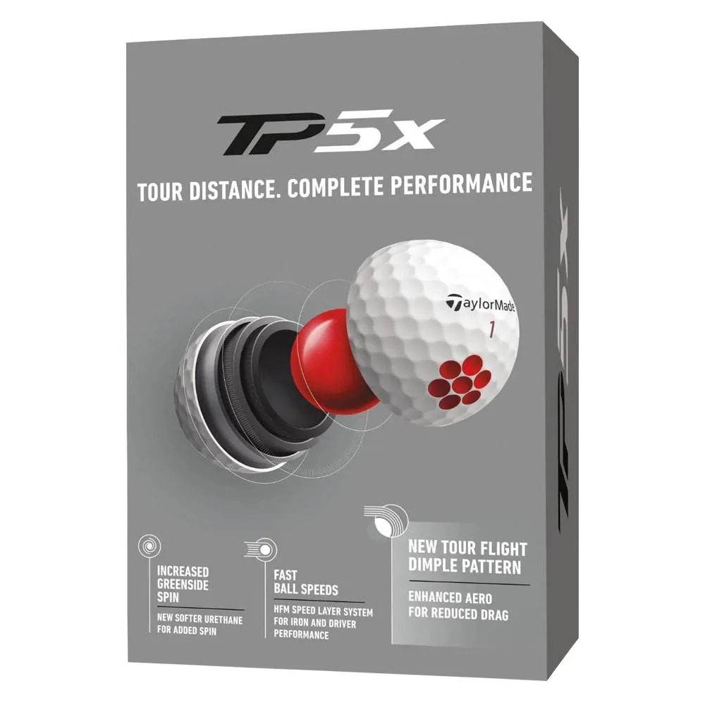 TaylorMade TP5x 4 Dozen Golf Balls 2023