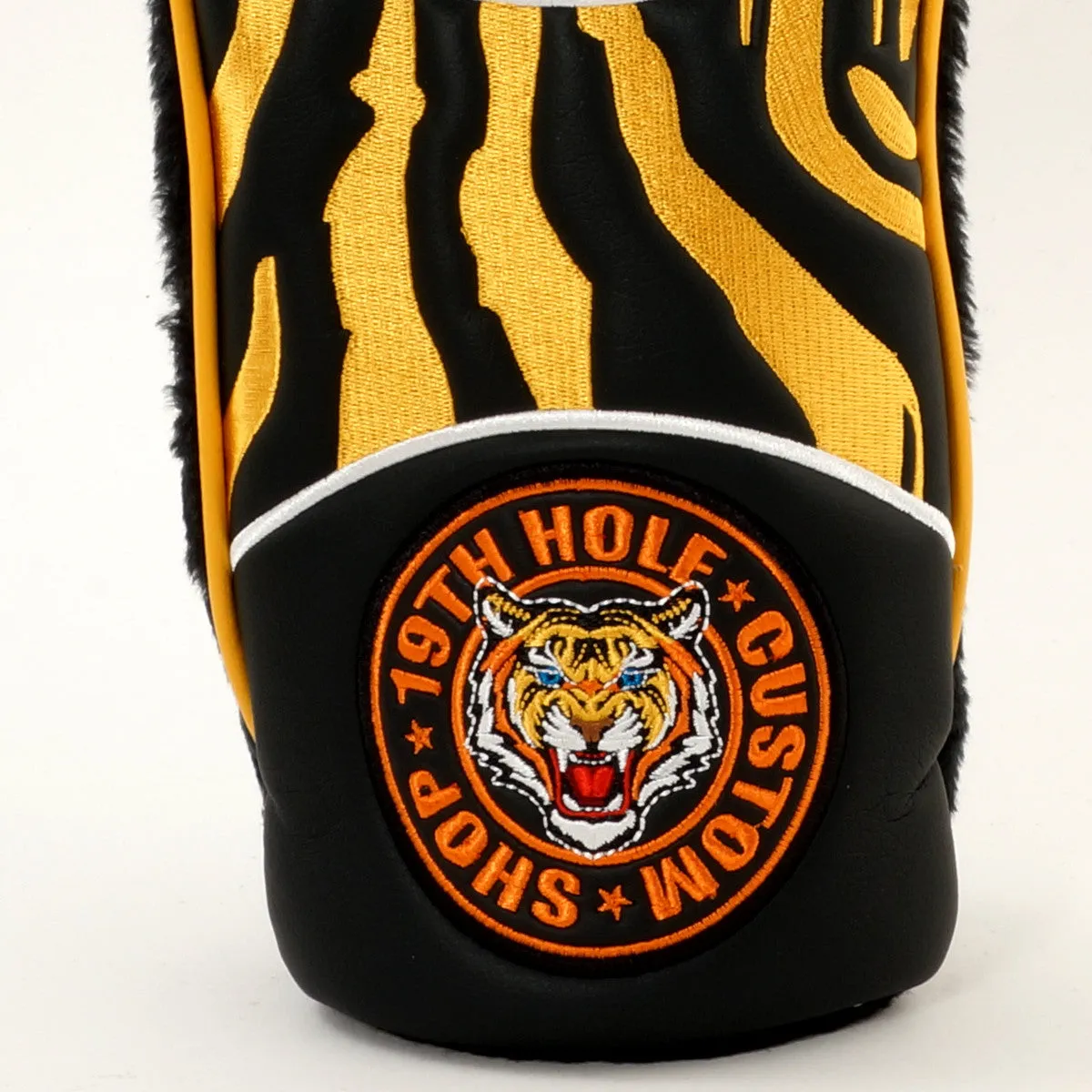 Tiger Retro Style Driver Head cover, Black