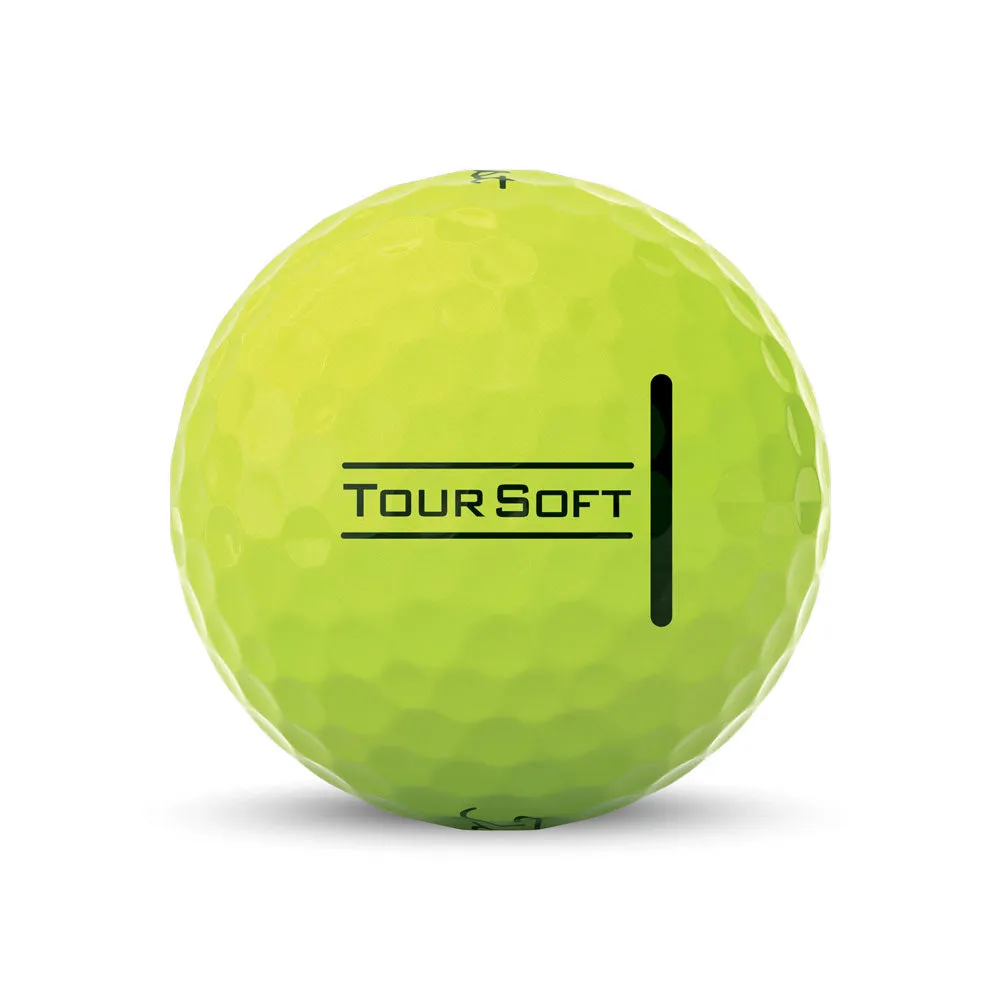 Titleist Tour Soft Yellow - Custom Logo Imprint (Prior Generation)