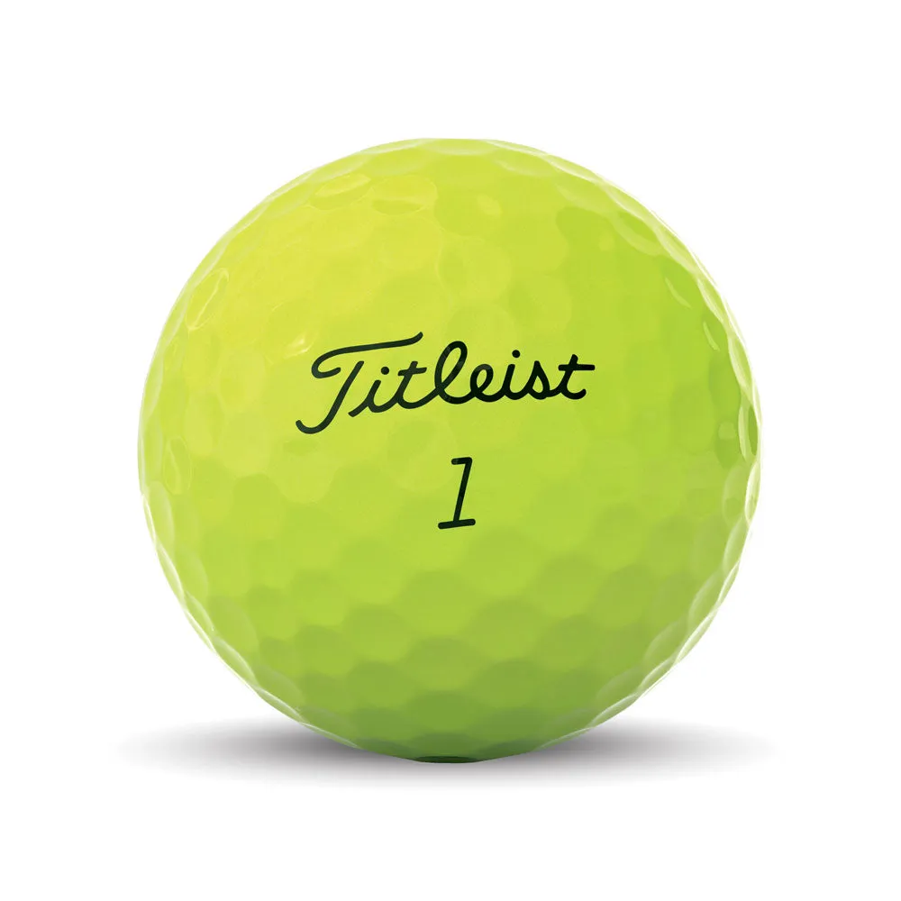 Titleist Tour Soft Yellow - Custom Logo Imprint (Prior Generation)