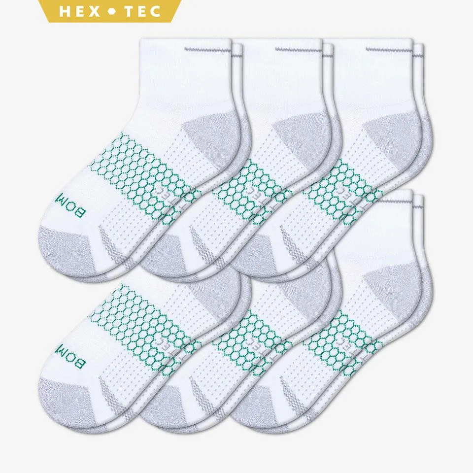 Women's Performance Golf Quarter Sock 6-Pack