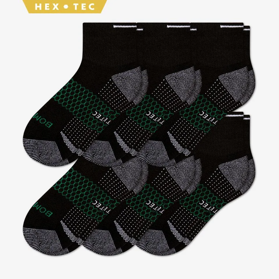 Women's Performance Golf Quarter Sock 6-Pack